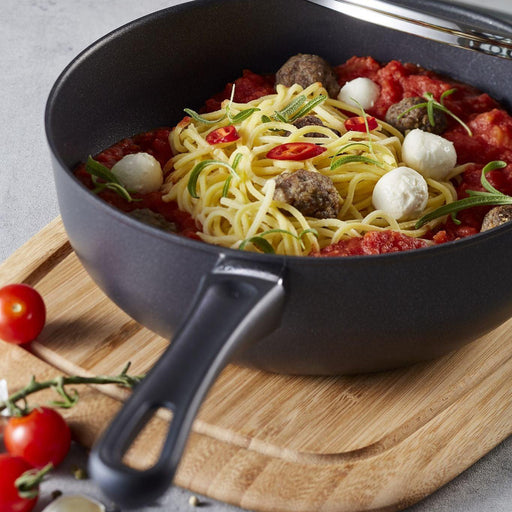 SCANPAN Classic Induction Saute Pan With Lid 24cm - HAUSwares