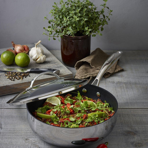 SCANPAN HaptIQ Deep Saute Pan With Lid 26cm - HAUSwares