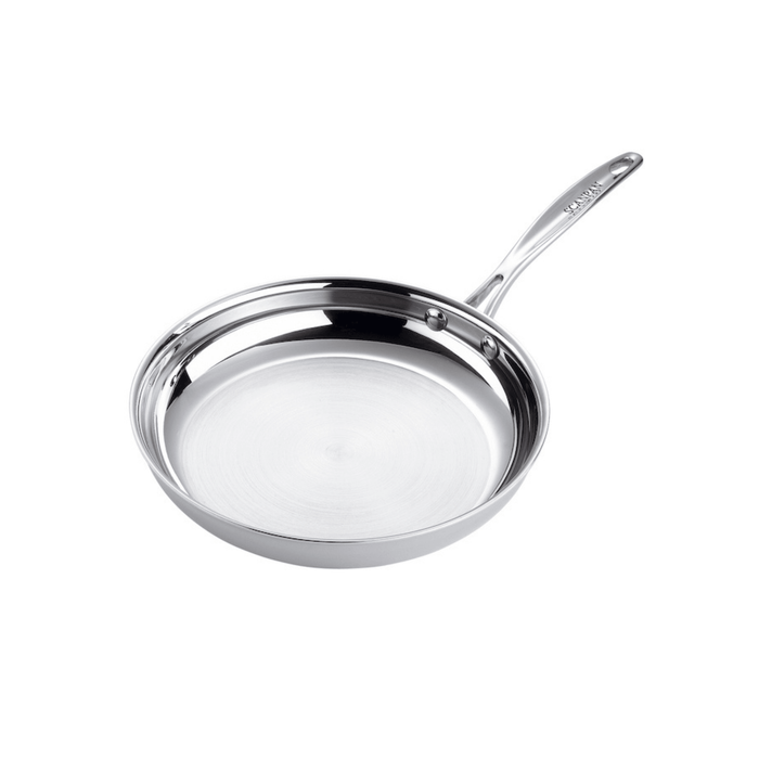 SCANPAN Impact 20cm Frying Pan stainless steel on a white background