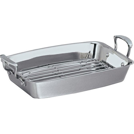 SCANPAN Impact Roasting Pan with Rack - 42cm x 26cm