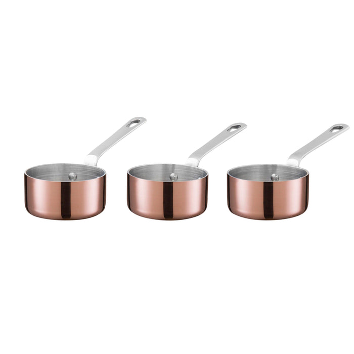 SCANPAN Maitre D Copper Mini Saucepan Set - HAUSwares