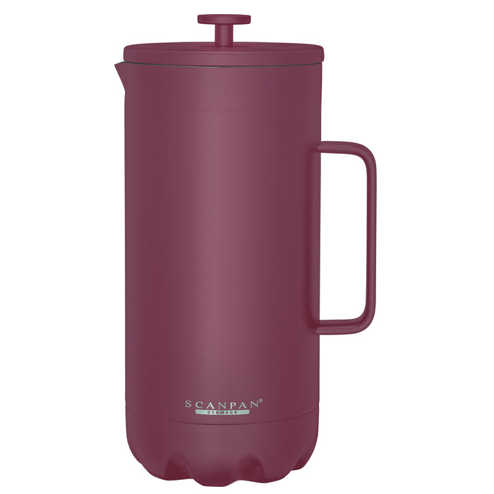SCANPAN NEW To Go French Press Coffee Maker 1.0L - Persian Red - HAUSwares