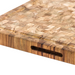 Close-up of TeakHaus Butcher Block Chopping & Carving Board end grain
