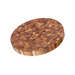 TeakHaus Butcher Block Round Serving & Cutting Board