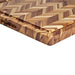 Close-up of TeakHaus Herringbone Chopping Board