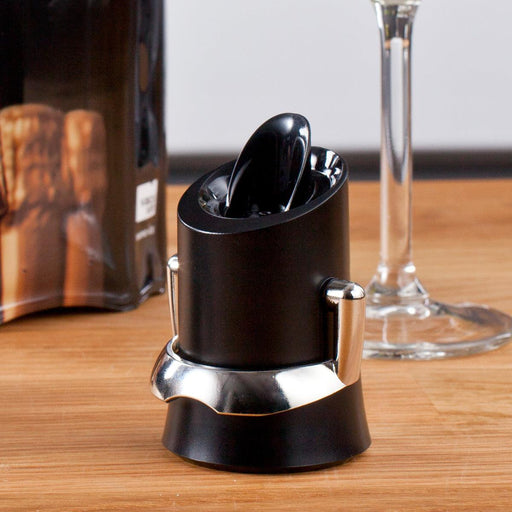Vacu Vin Champagne Saver & Server - Black - HAUSwares
