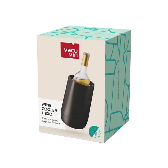 Vacu Vin Hexo Wine Cooler Black