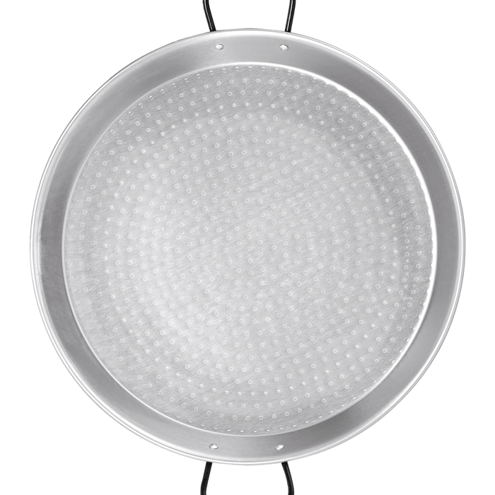 Vaello Polished Steel Valencian Paella Pan - 34cm