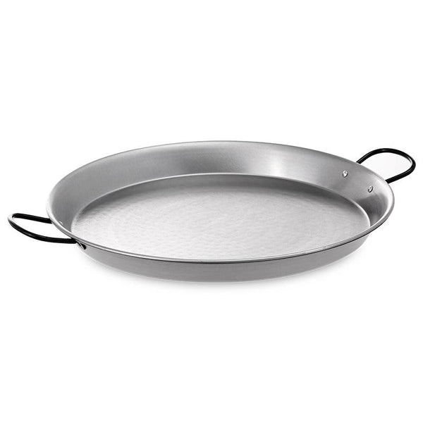 Vaello Polished Steel Valencian Paella Pan - 36cm
